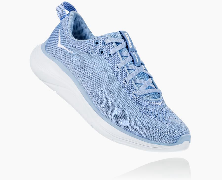 Tenis Hoka One One Mujer Azules/Blancos - Hupana Flow - ILNS16027